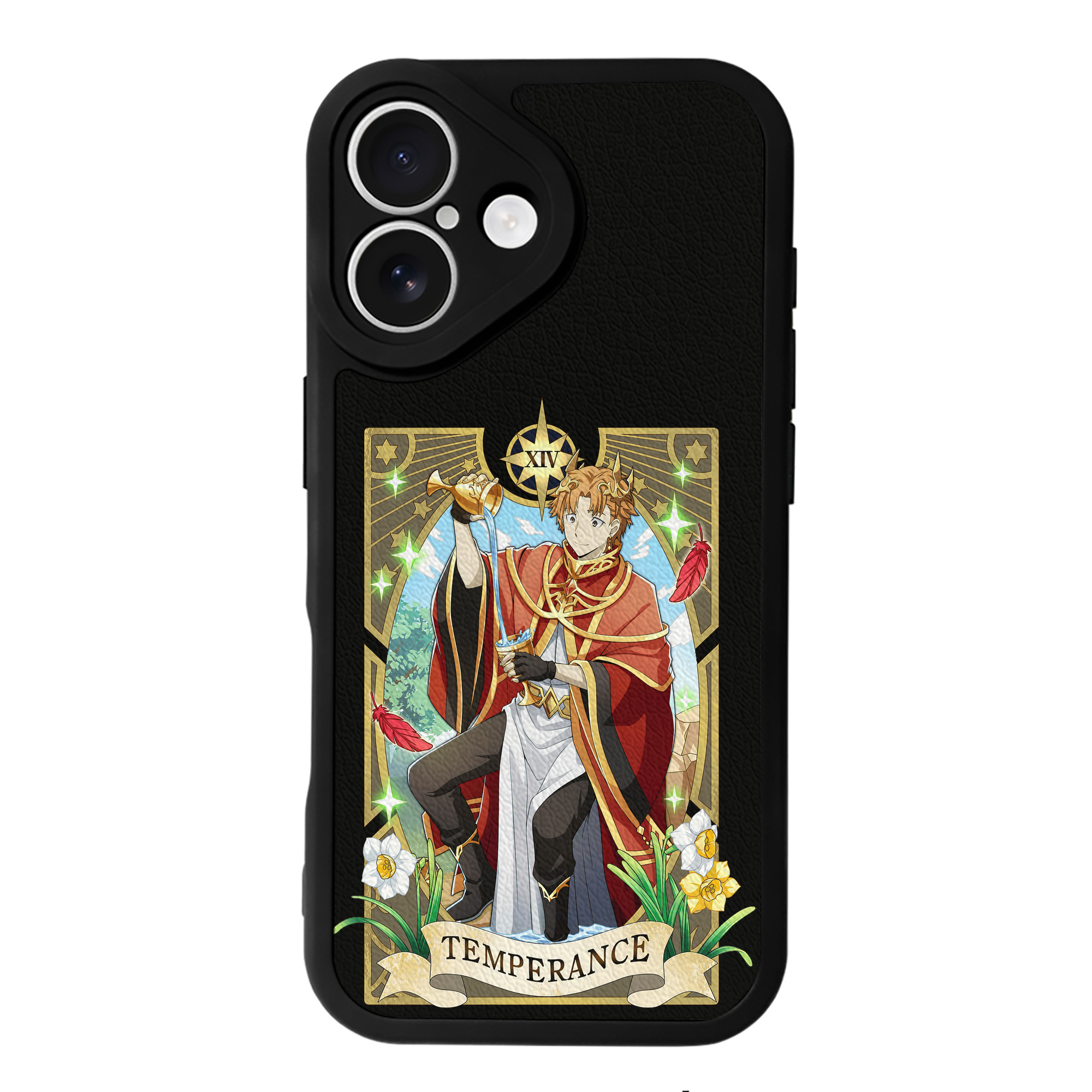 （画像用） 文豪ストレイドッグス Bungo Stray Dogs 【iPhone 16シリーズ対応】シリコンスマホケース（レザー調） 材質：シリコン